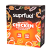 SUPRFUEL High Protein Chicken Soup with Noodles - 120g written on the product pack in white colour in red background