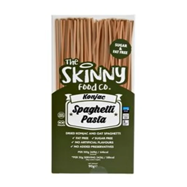 DRIED KONJAC SPAGHETTI PASTA product image in which skinny is written