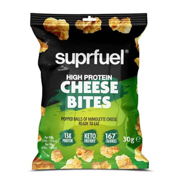 SUPRFUEL - HIGH PROTEIN CHEESE BITES (13G PROTEIN) 30G